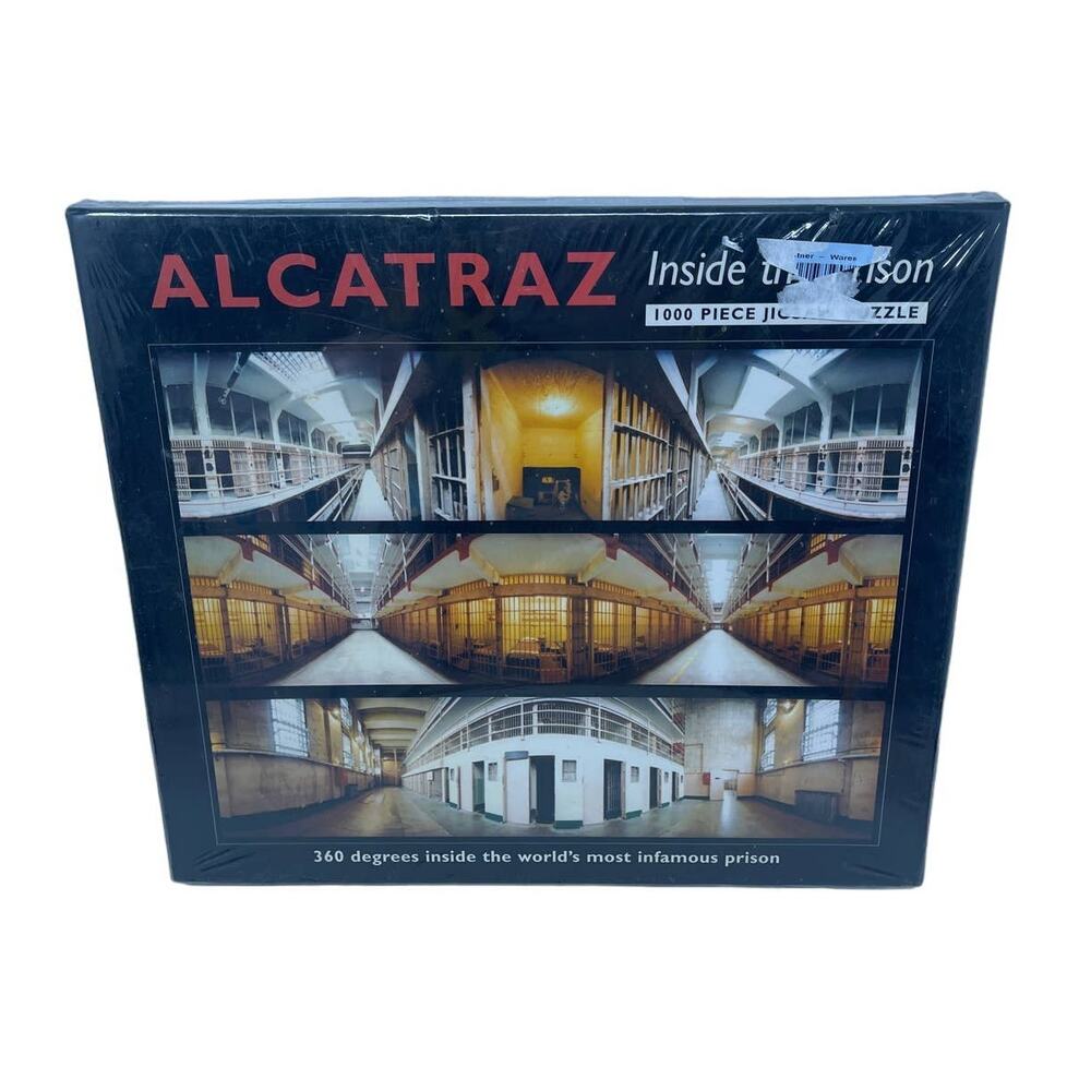 ALCATRAZ Inside The Prison 1000 Piece Jigsaw Puzzle by Golden Gate *SEALED *